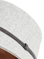 Virgin Wool and Cashmere Flannel Bucket Hat