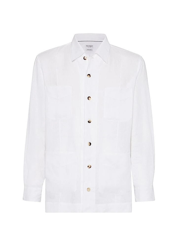 Linen Easy Fit Guayabera