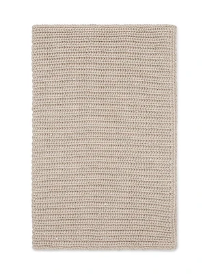 Cashmere and Silk Dazzling Rib Knit Neck Warmer