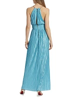 Sophia Chain Trimmed Maxi Dress