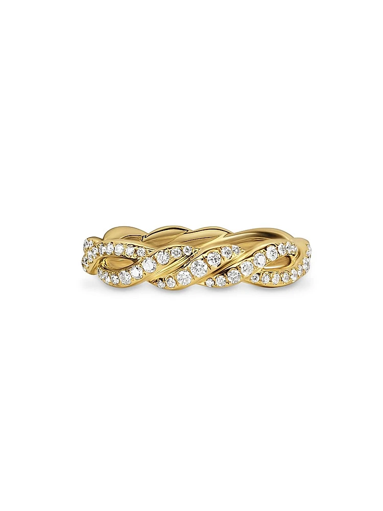 Wisteria Band Ring 18K Yellow Gold