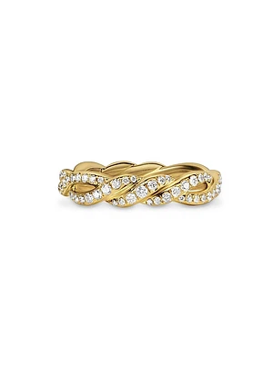 Wisteria Band Ring 18K Yellow Gold