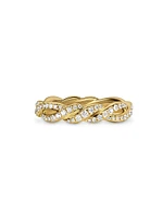 Wisteria Band Ring 18K Yellow Gold