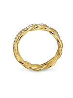 Wisteria Band Ring 18K Yellow Gold