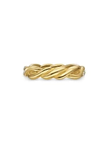 Wisteria Band Ring 18K Yellow Gold