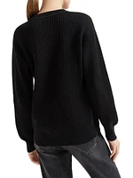Cotton English Rib Sweater