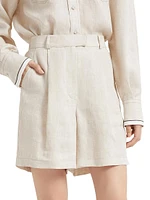 Linen Baggy Shorts