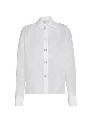 Movement Laura Embellished Organza Blouse