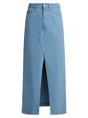 Kim Denim Midi-Skirt