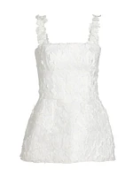 Movement Marie Floral Lace Peplum Top