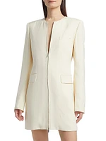 Tailored Zip-Front Dress