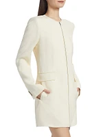 Tailored Zip-Front Dress