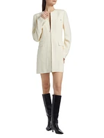 Tailored Zip-Front Dress