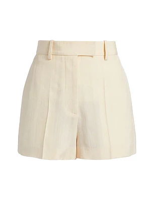 Tailored Flared Shorts
