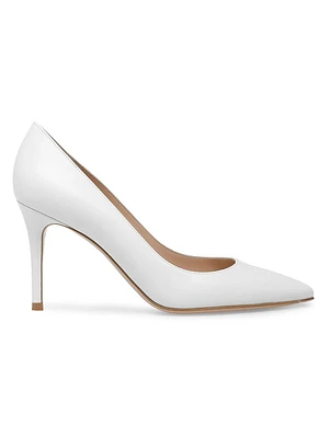 85MM Leather Stiletto Heel Pumps