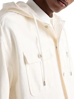 Hooded Denim Shirt