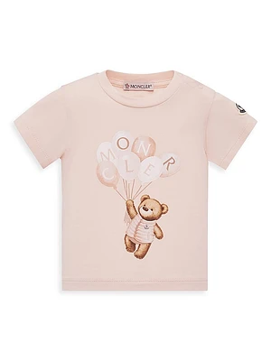 Baby Girl's & Little Crewneck T-Shirt Cotton