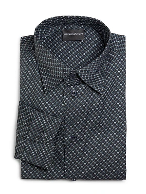 Printed Poplin Shirt