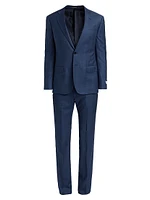 Glen Check Virgin Wool Single-Breasted Suit