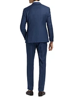 Glen Check Virgin Wool Single-Breasted Suit