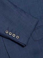 Glen Check Virgin Wool Single-Breasted Suit