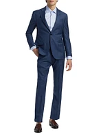 Glen Check Virgin Wool Single-Breasted Suit