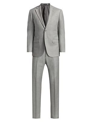 Virgin Wool Single-Breasted Suit