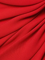 Satin Gathered Gown