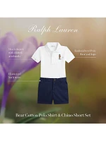 Baby Boy's Polo Shirt & Shorts Set