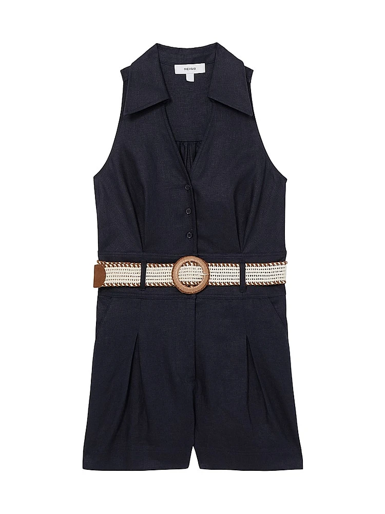 Anjie Linen Romper