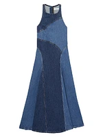 Wilder Denim Midi-Dress