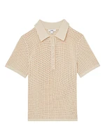 Evi Knit Cotton-Nylon Polo Shirt