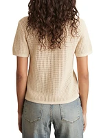 Evi Knit Cotton-Nylon Polo Shirt