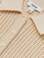 Evi Knit Cotton-Nylon Polo Shirt