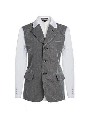 Tulle Layered Tailored Jacket