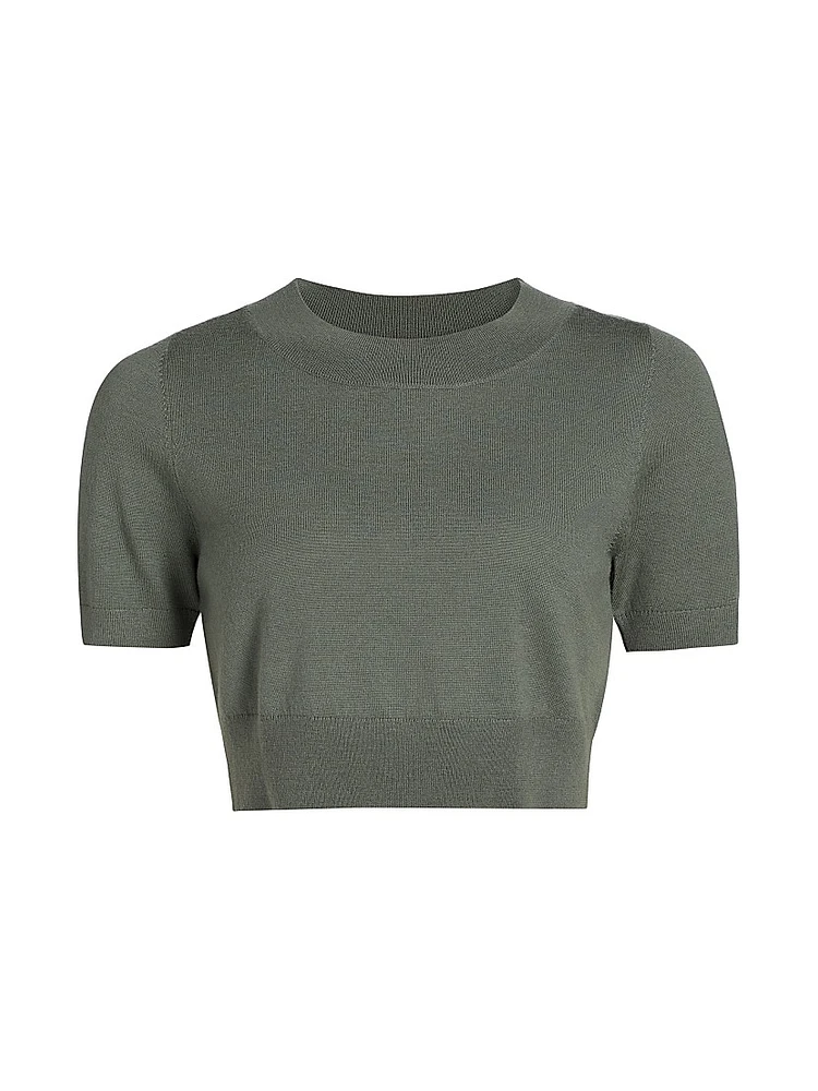 Lexa Wool Cropped Top