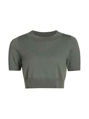 Lexa Wool Cropped Top