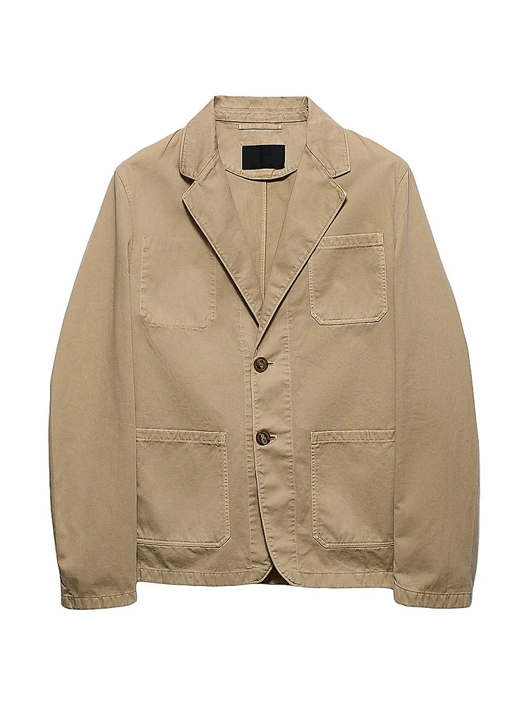 Single-Breasted Cotton Jacket
