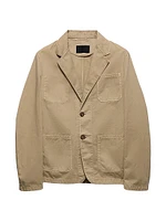 Single-Breasted Cotton Jacket