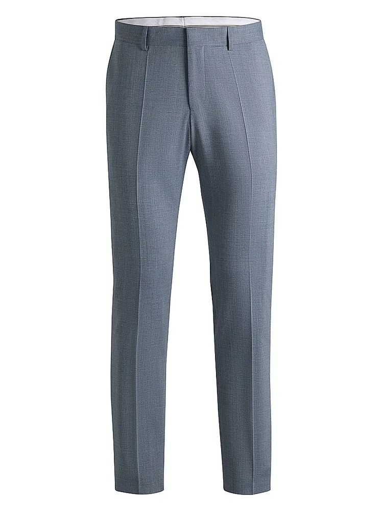 Formal Trousers a Virgin Wool Blend