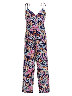Sun-Kissed Escapes Amelie Cotton Pajamas