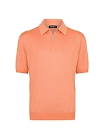 Zip Polo Shirt