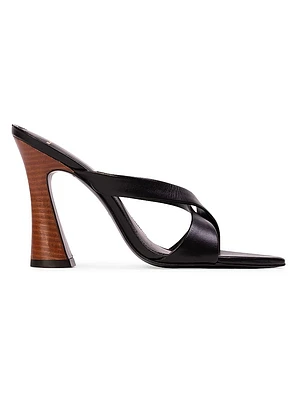 Zoey 100MM Leather Heels