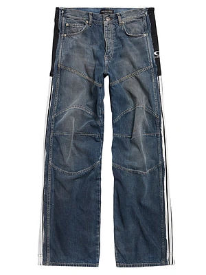 Cut-Up Tracksuit Jeans