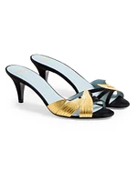 Foliefoliage Suede Slide Sandals 65MM