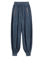 Chambray Denim Pants