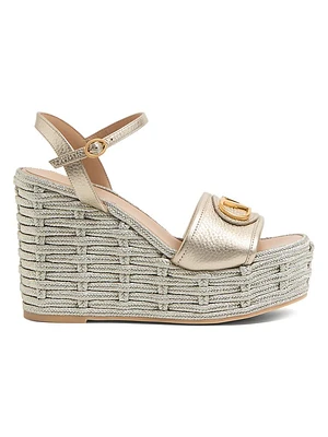 VLogo Signature Wedge Sandals 120MM