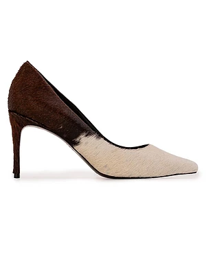 Amaya Cowhide Pumps