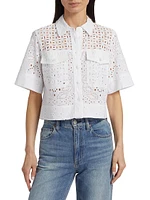 Spruce Eyelet Cotton Top