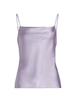 Sola Satin Cowlneck Top